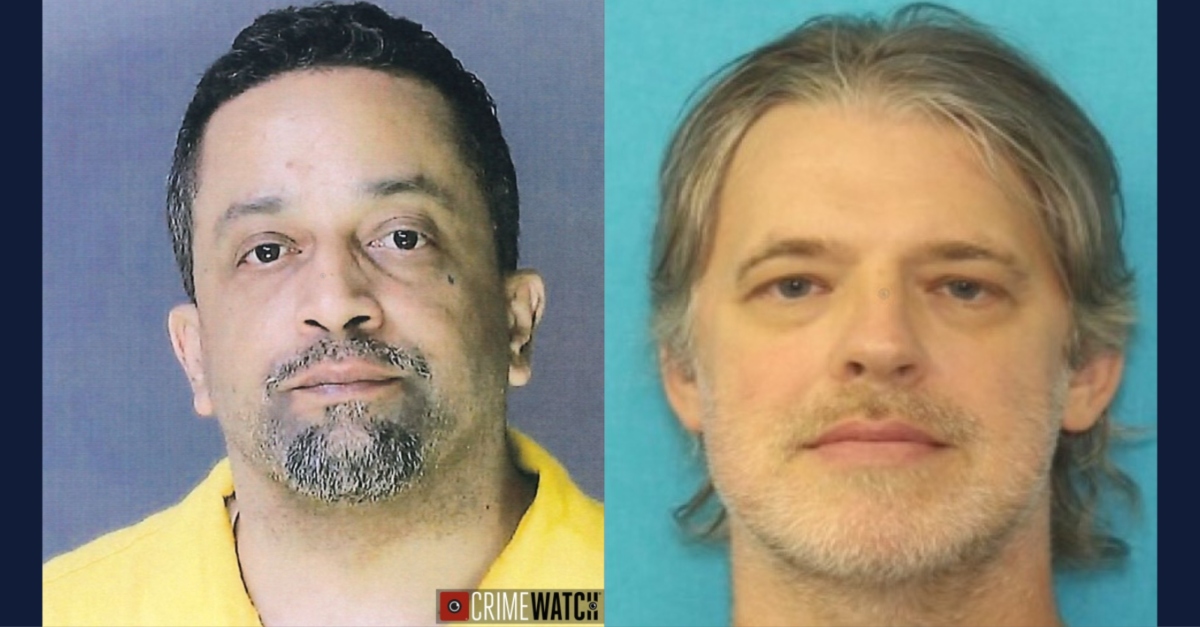 Michael Allen Stark (left) kidnapped Matthew James Branning, forced him to withdraw money from an ATM and murdered him, prosecutors said. (Images: Bucks County District Attorney's Office)
