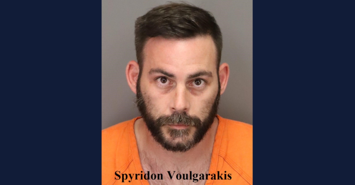 Spyridon Voulgarakis hid a camera in a men's restroom at "We Spy Coffee & More," police said. (Mugshot: Tarpon Springs Police Department)