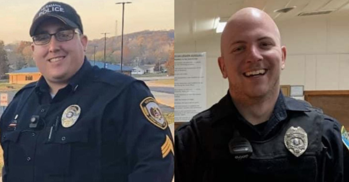 Two small town Missouri officers who were shot in the line of duty