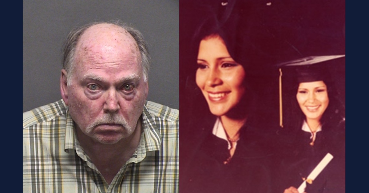 Larry Allen West murdered Carol Joyce Deleon in 1981, authorities said. (Mugshot of Allen: Bexar County Jail; images of Deleon via Texas Department of Public Safety)