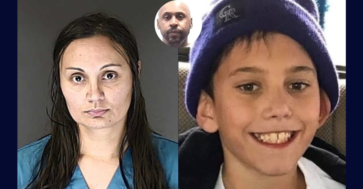 Letecia Stauch and Gannon Stauch. Quincy Brown (center). (Images of Letecia Stauch and Gannon Stauch: El Paso County Sheriff