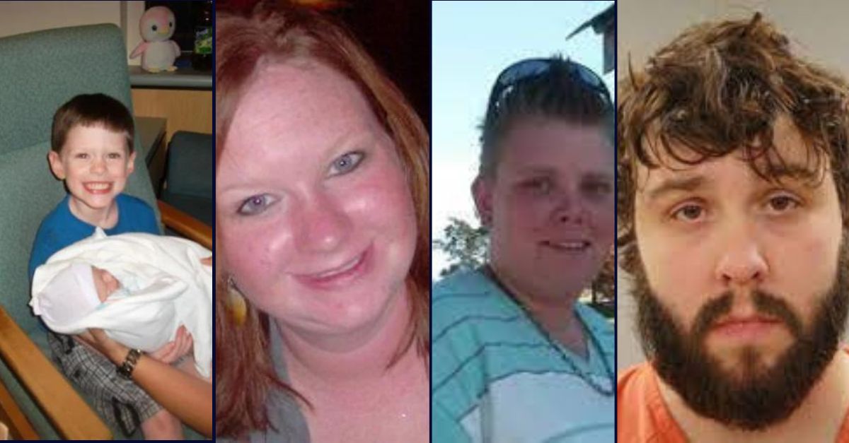 From left: Mason, 7 Tara Lynn Fifer, and Mason's mother, Lexy Vandiver, were fatally stabbed in 2014 in Missouri. Shawn Kavanaugh, right, was sentenced for their murders. (Photos from the St. Louis Post-Dispatch)