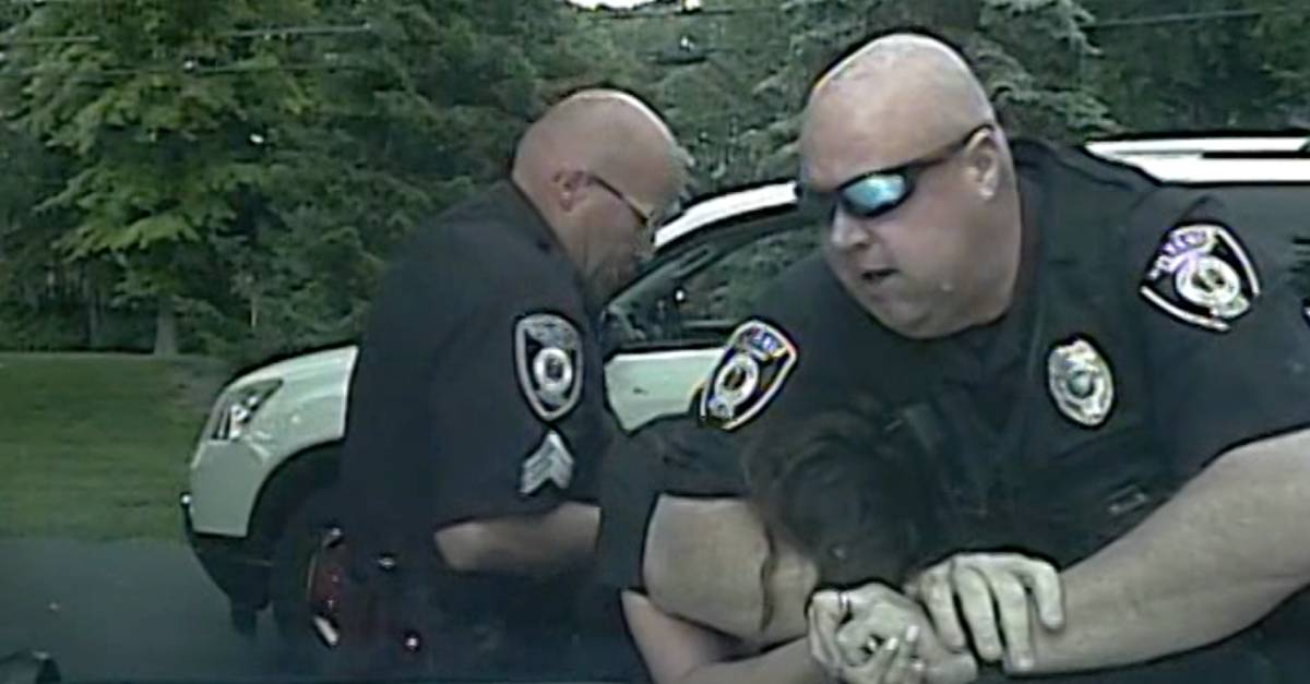 Caitlin Taylor is suing the Sylvania Township Police Department and two officers for excessive force in a rough arrest during a traffic stop for expired tags. (Images from Taylor's attorney, Anthony Richardson II)