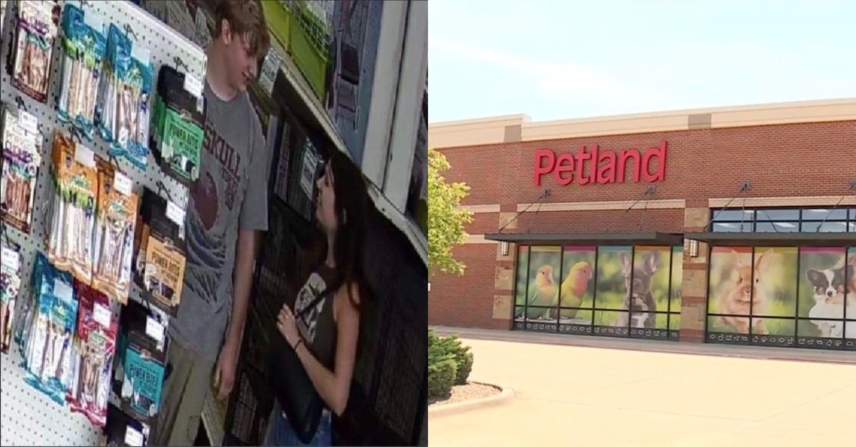The two suspects accused of killing several animals inside of an Oklahoma City Petland (OKC Police and KFOR screenshot)