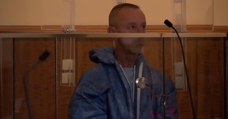Matthew Lucas, pictured, is accused of killing Heidi Chace. (Courtroom screenshot from ABC Boston affiliate WCVB)