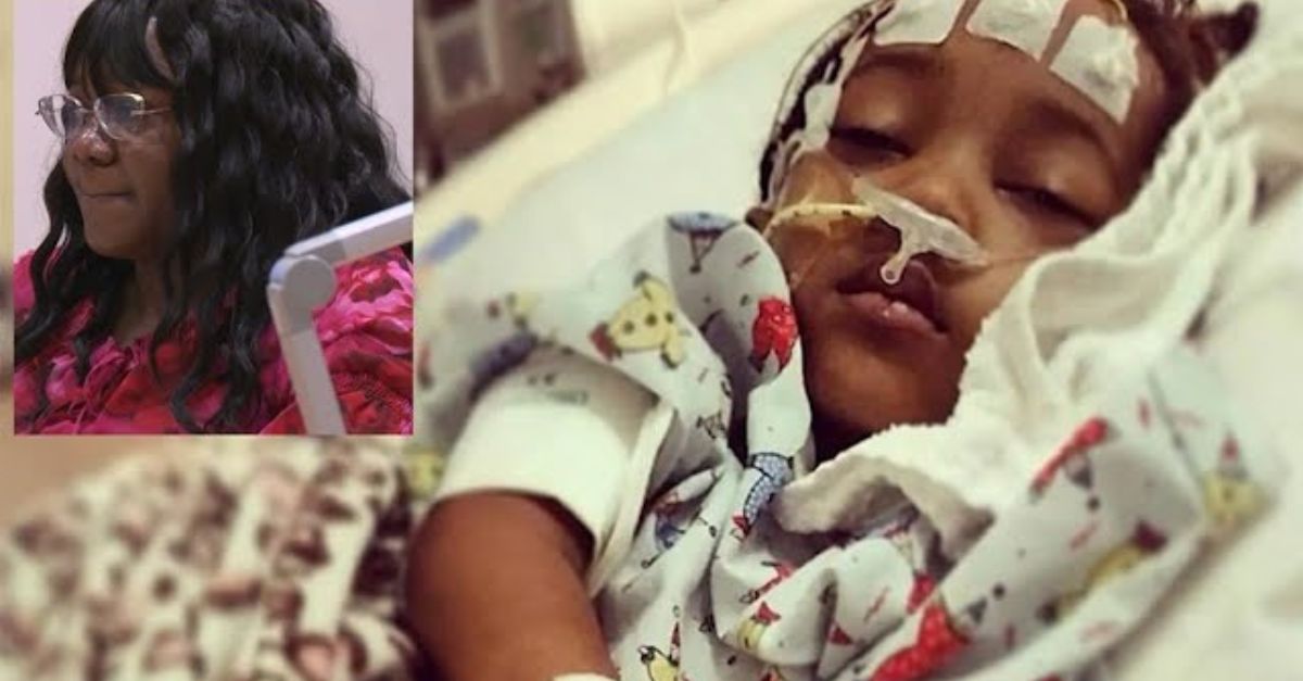Bethaniel Jefferson, inset, was sentenced after being found guilty of two counts of knowingly causing serious bodily injury to a child by omission in the case involving Neveah Hall, right. (Screenshot from CBS Houston affiliate KHOU)
