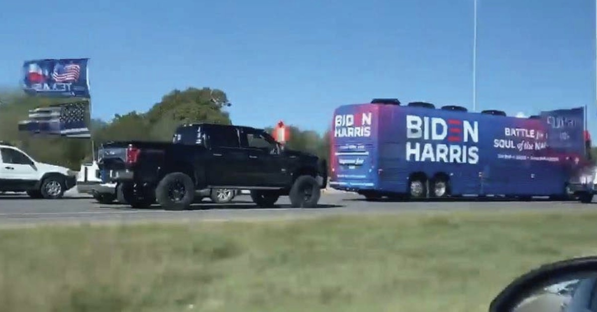 KKK Act suit over Biden-Harris bus incident moves forward