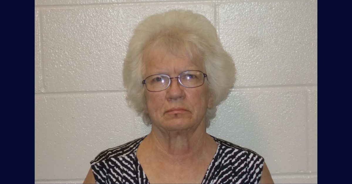 Anne Nelson-Koch appears in a booking photo