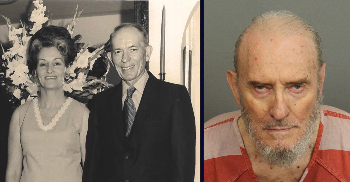 Michael Keith Fine, right, faces murder charges in the deaths of his parents, Helen D. Fine and Maynard H. Fine, left. (Photos from the Maryville Police Department)