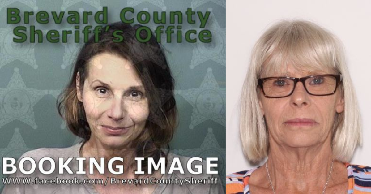Kelly Ann Olivier Tinsley fatally stabbed her mother, Cheryl Maggard Meurer, authorities said. (Images: Brevard County Sheriff