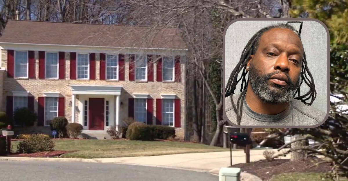 Carl Kearney strangled his girlfriend, Patricia Best, at this home in Accokeek, Maryland, police said. (Mug shot: Prince George