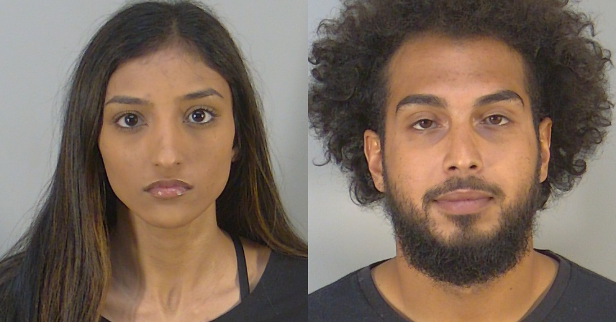 Arianna Selina Gajraj and Brandon Pirela plotted to murder a man, say deputies in Lake County, Florida. (Mug shots: Lake County Sheriff