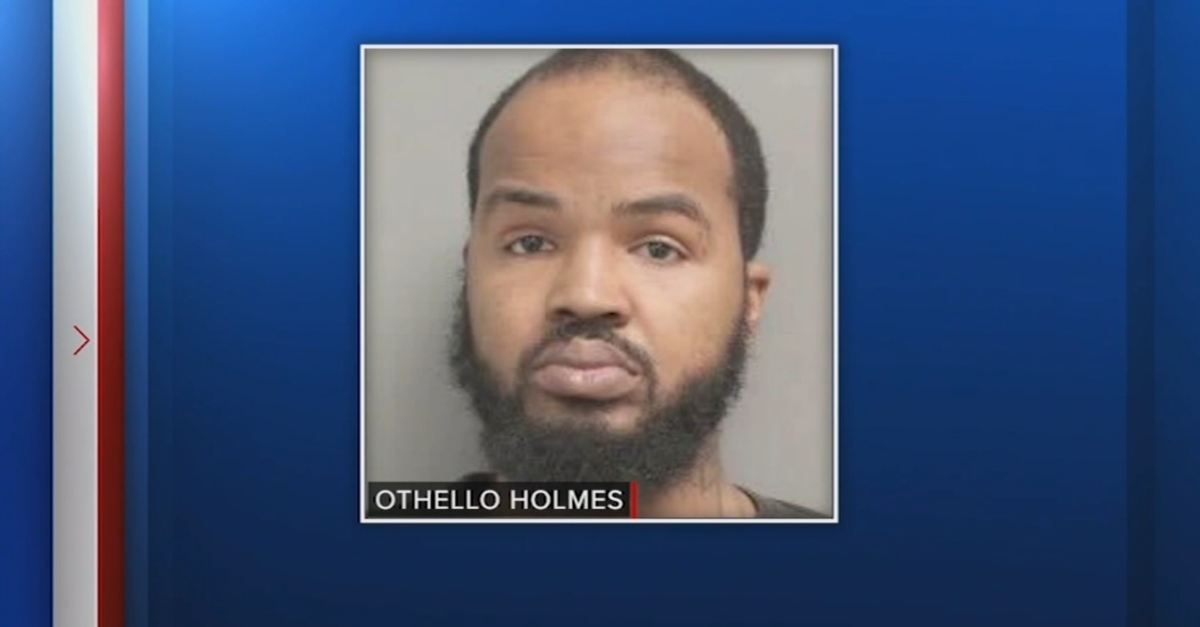 Othello Holmes stuck his genitals in food at Kulture restaurant in Houston, Texas, authorities said.  (Screenshot: KTRK)