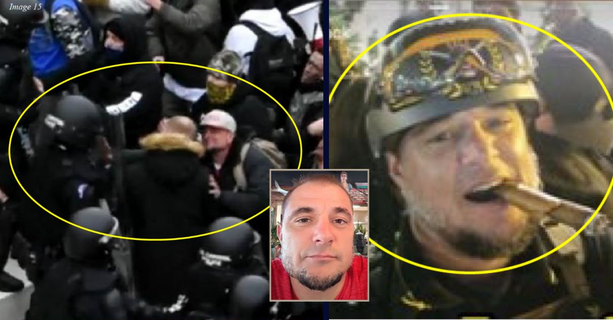 Troy Vincent Garrett faces charges related to his actions during the Jan. 6, 2021 riots at the U.S. Capitol. (Photos from court documents)