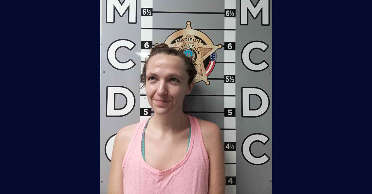 Sheila Mann appears in a booking photo