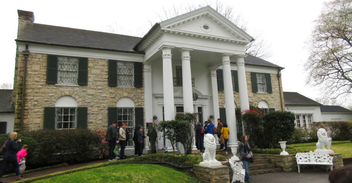 Graceland in Memphis, Tennessee. (AP Photo/Beth J. Harpaz)