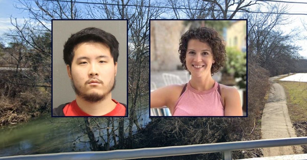 Left to right: Paul Park and Alyssa Lokits; inset against an image of the Mill Creek Greenway in Nashville.