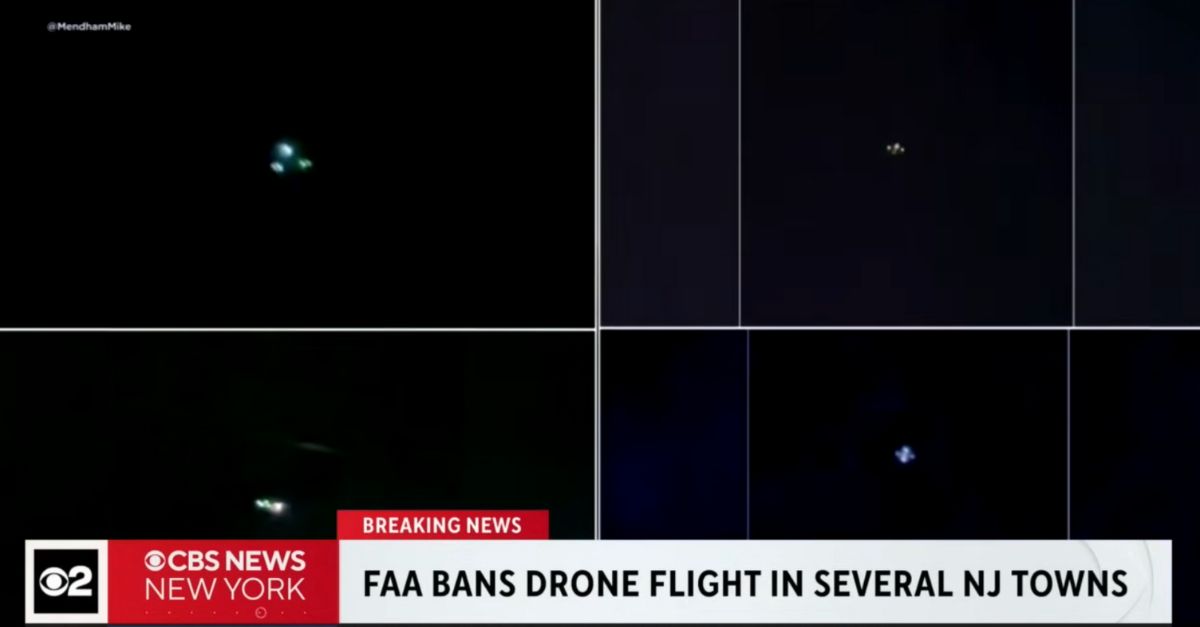 More than 5,000 drone sightings have been reported in New Jersey recently (WCBS/YouTube).