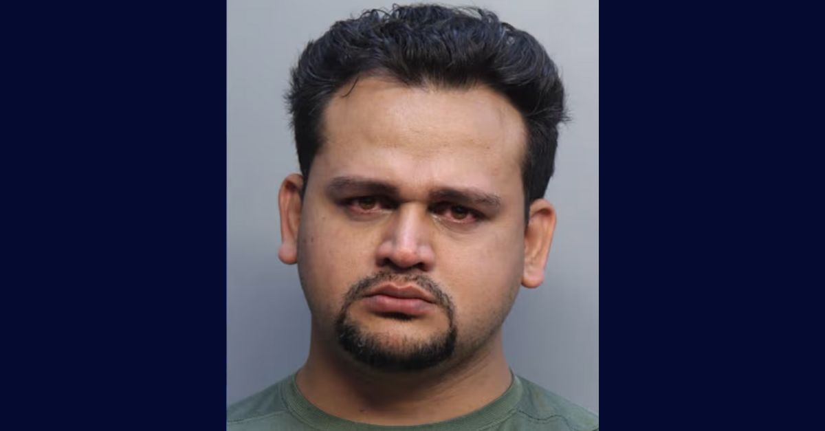 Lazaro Treminio appears in a booking photo.