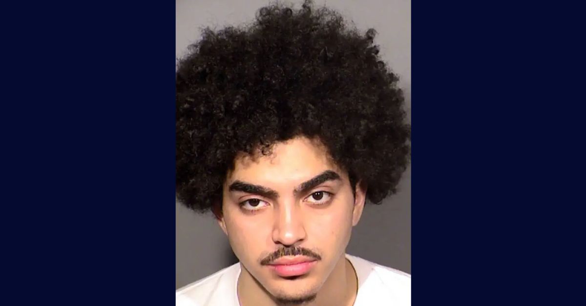 Ethan Chavez appears in a booking photo