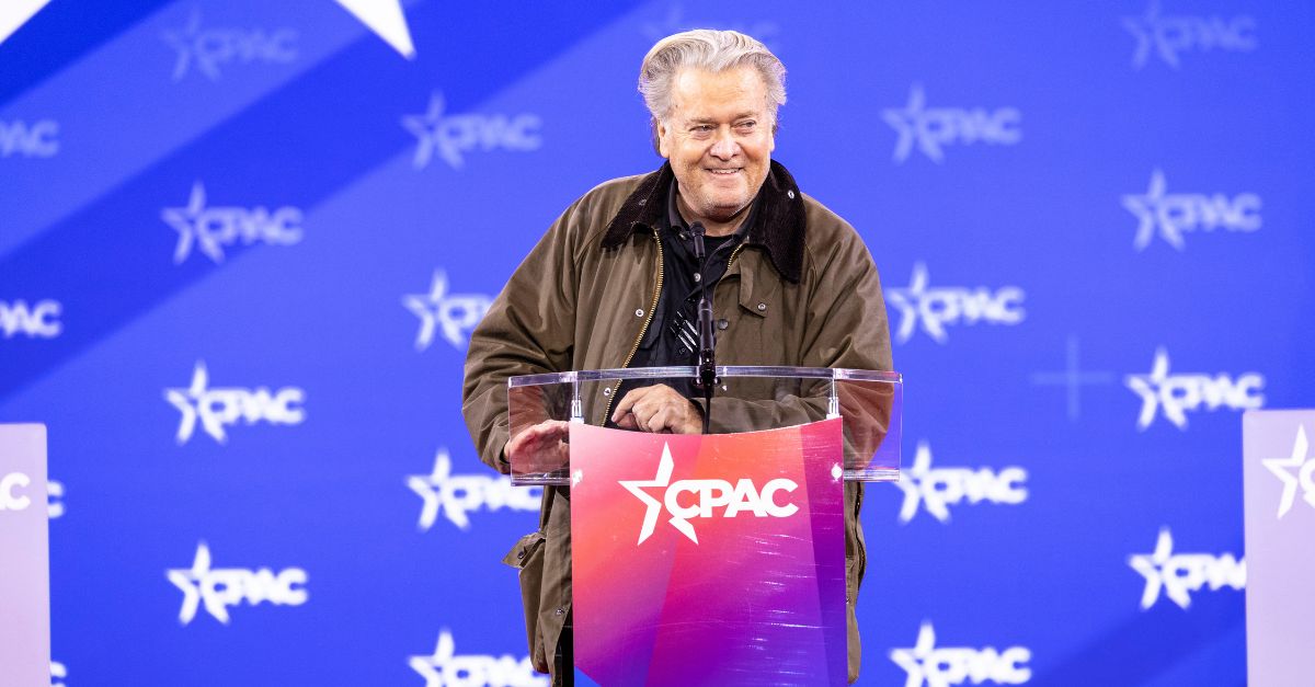 Steve Bannon at CPAC.