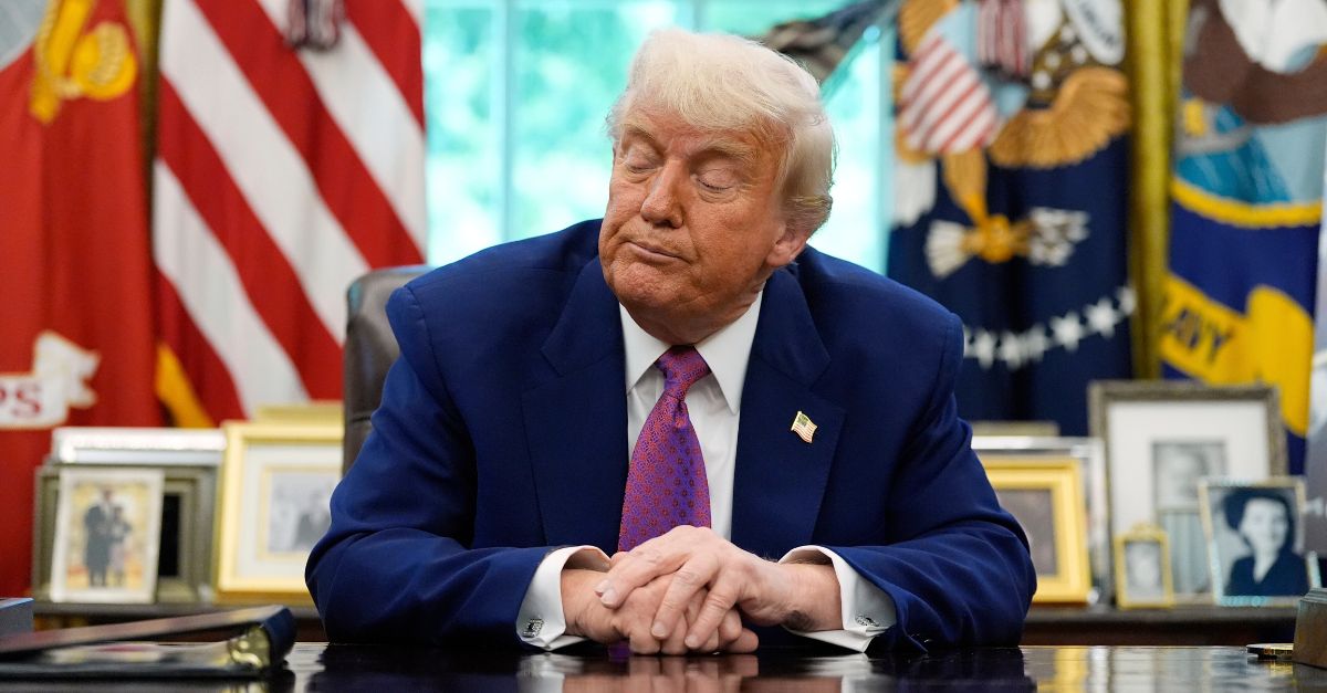 Donald Trump in the White House.