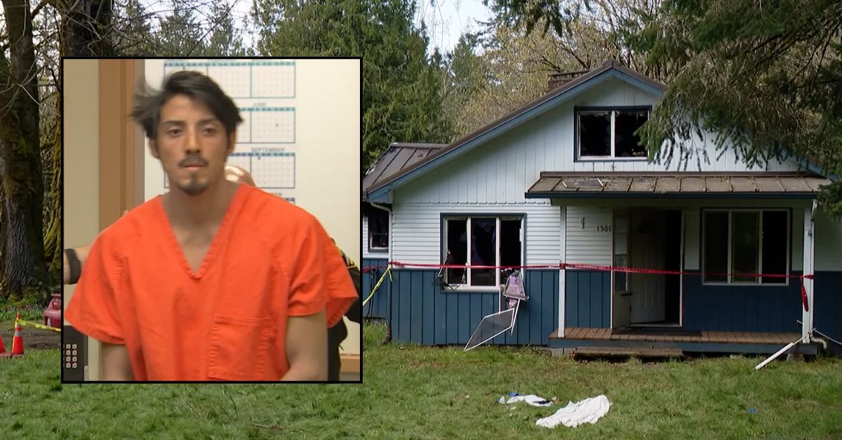Man accused of allegedly killing father and brother before setting house on fire