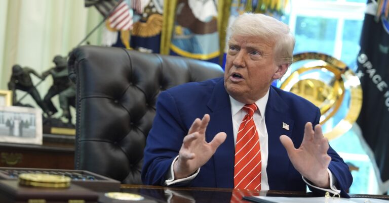 President Donald Trump speaks during a news conference with Elon Musk in the Oval Office of the White House, Friday, May 30, 2025, in Washington (AP Photo/Evan Vucci).