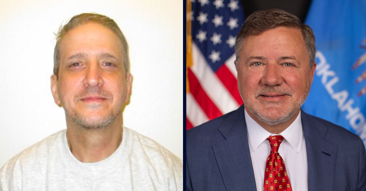 Richard Glossip and Oklahoma Attorney General Gentner Drummond