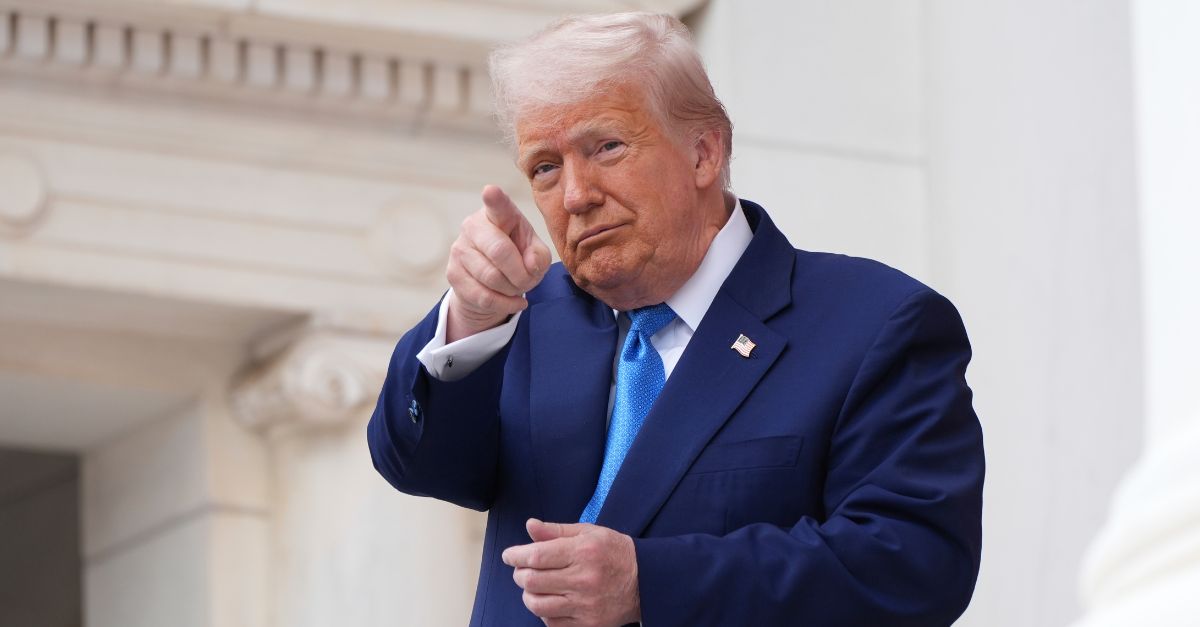 President Donald Trump attends the 157th National Memorial Day Observance at Arlington National Cemetery, Monday, May 26, 2025, in Arlington, Virginia (AP Photo/Jacquelyn Martin).