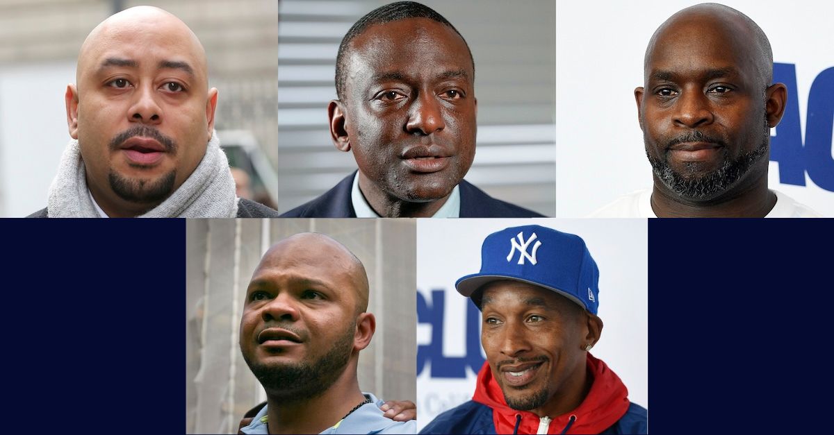 Clockwise from top left, Raymond Santana, Yusef Salaam, Antron McCray, Korey Wise and Kevin Richardson, known as Central Park five (AP Photo/File).