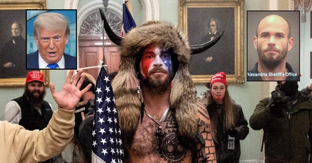 QAnon shaman Trump