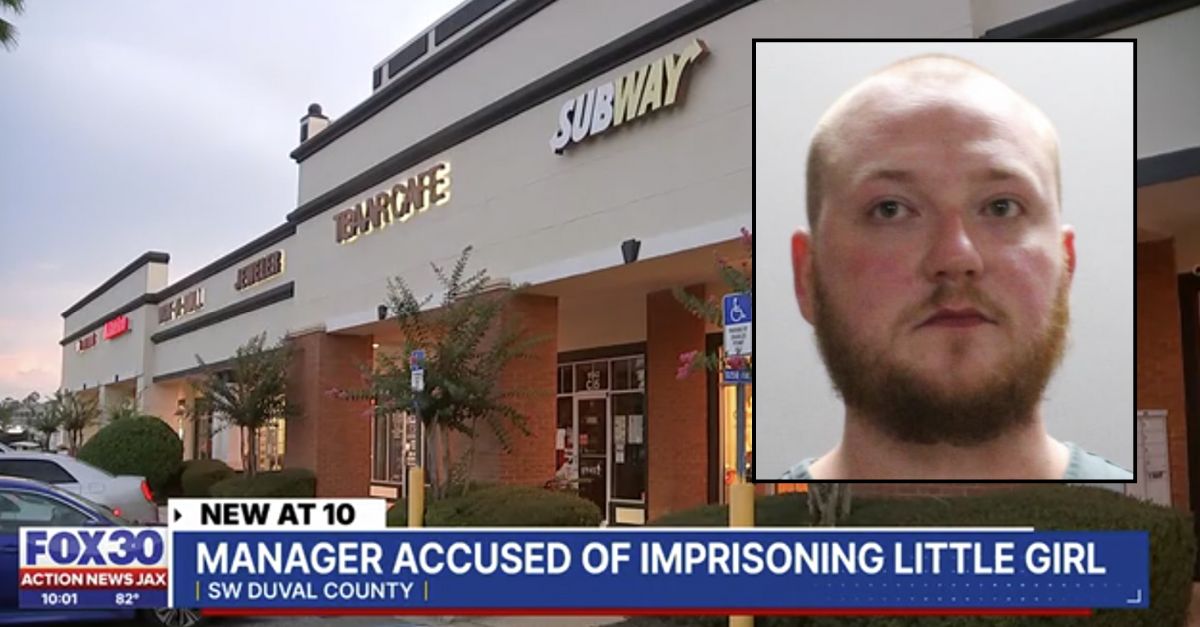 Man charged with imprisoning girl at Subway