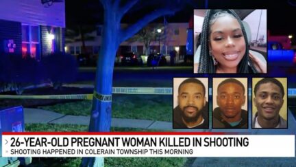 Top inset: India Kinamore (Walker Funeral Homes). Bottom insets, from left to right: Kayvon Warren, Robert Ervin and Lamar Morris Suggs (Colerain Police Department).