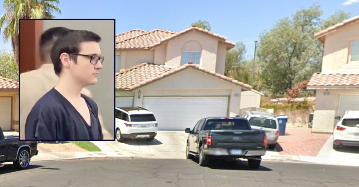 Lincoln Peterson appears during his sentencing – inset against an image of his family