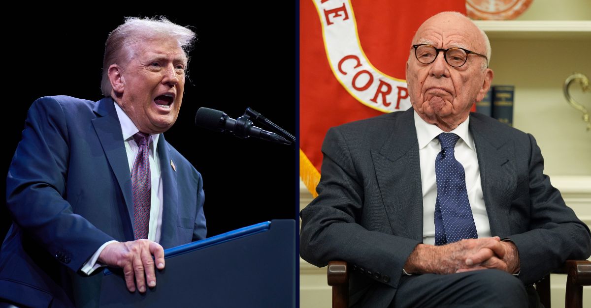  President Donald Trump speaks to the White House Religious Liberty Commission during an lawsuit   astatine  the Museum of the Bible, Monday, Sept. 8, 2025, successful  Washington (AP Photo/Evan Vucci). Right: Rupert Murdoch sits successful  the Oval Office of the White House arsenic  President Donald Trump signs an enforcement  order, Monday, Feb. 3, 2025, successful  Washington (AP Photo/Evan Vucci). 