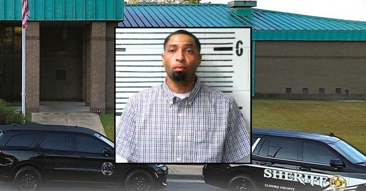 Background: The Elmore County Jail outside of Wetumpka, Alabama (Elmore County Sheriff