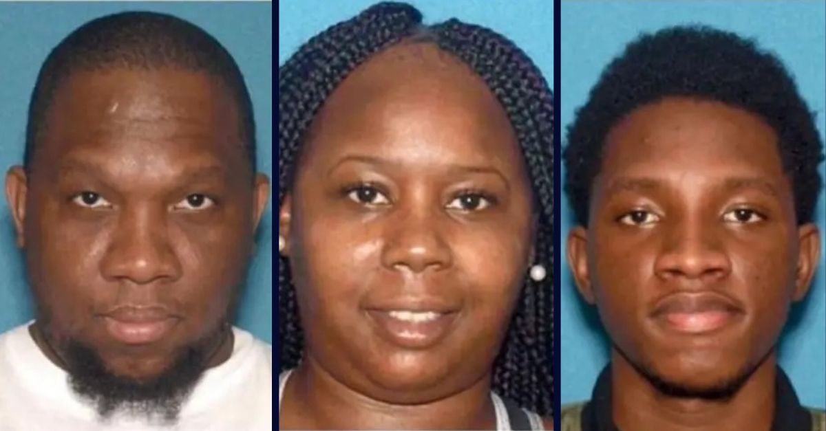 Left to right: Everton Thomas, Sherrie Parker, and Deshawn Thomas (Camden County Prosecutor
