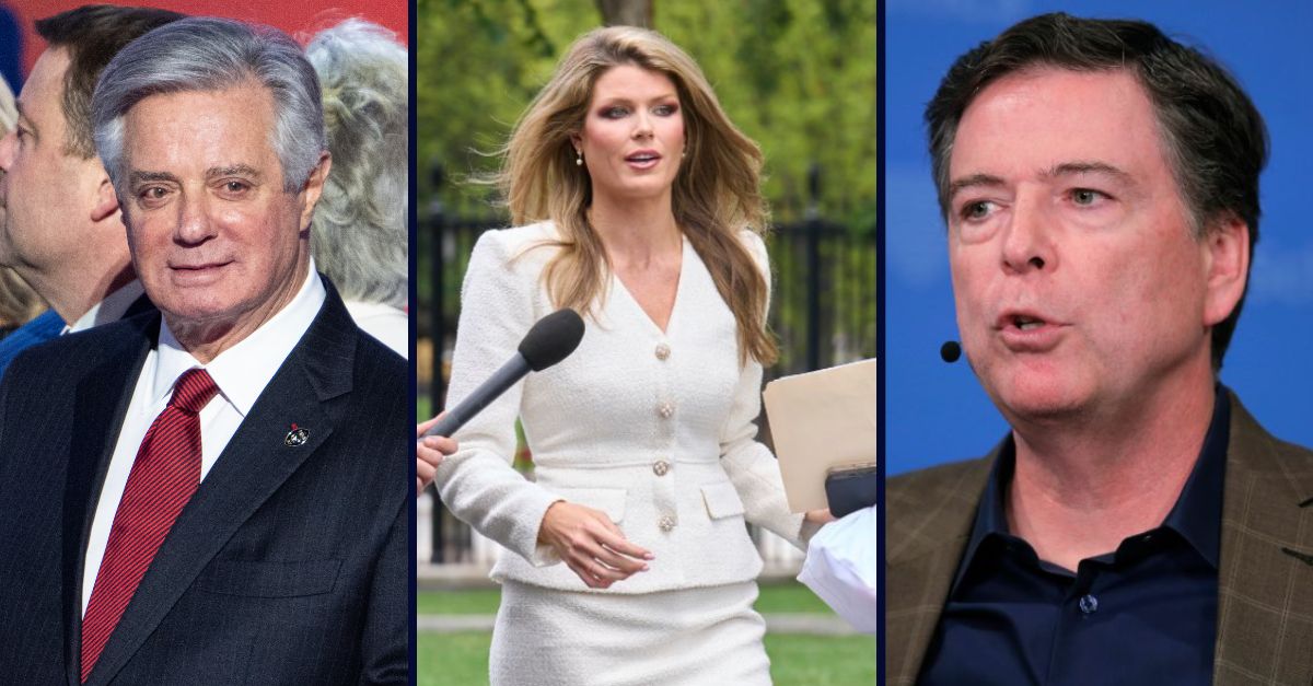 Paul Manafort, Lindsey Halligan, James Comey