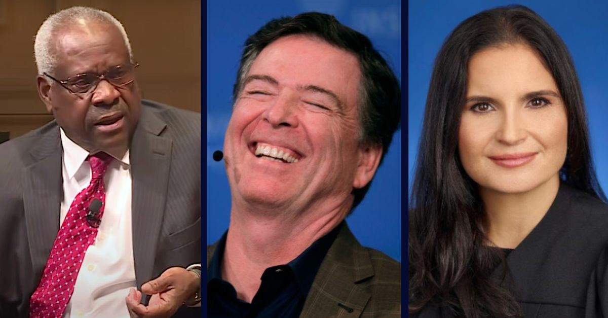Clarence Thomas, James Comey, Aileen Cannon