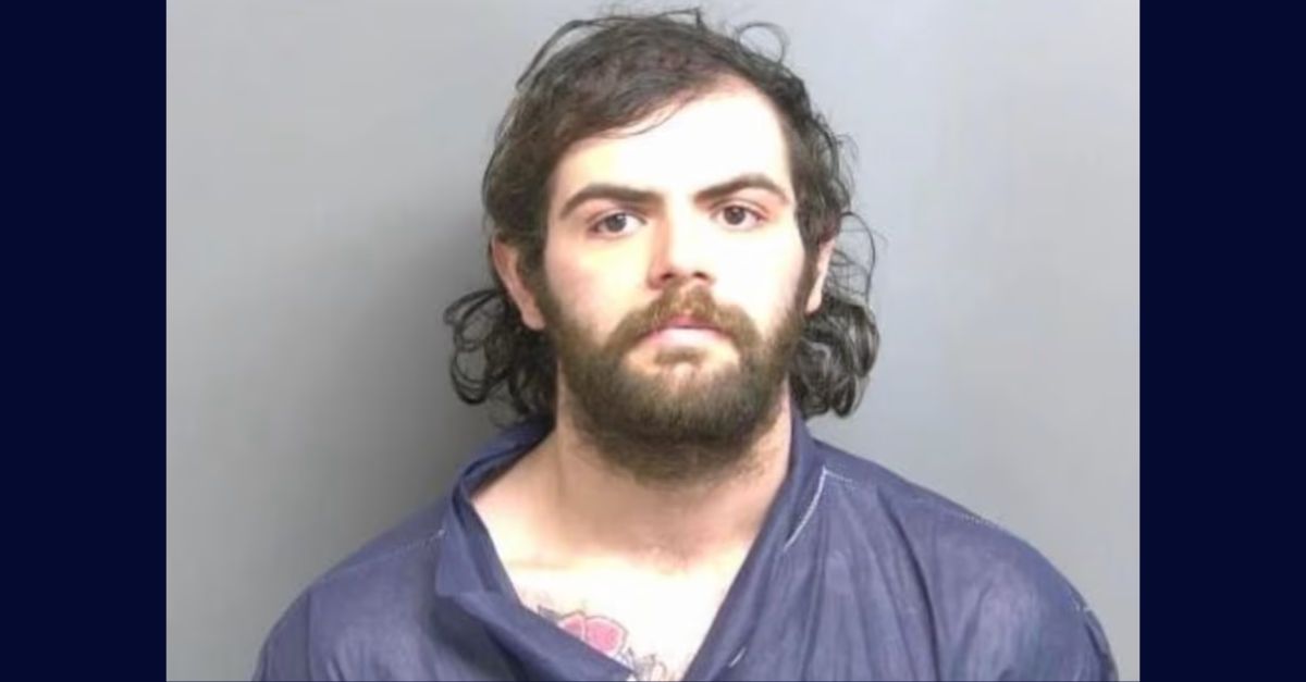 Vincent Zappa appears in a booking photo.