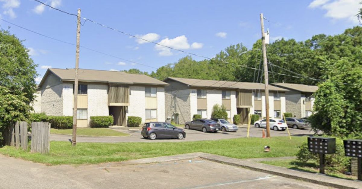 The apartment complex in Tallahassee, Fla., where Teariney Dixon allegedly attacked her boyfriend on April 11 (Google Maps).