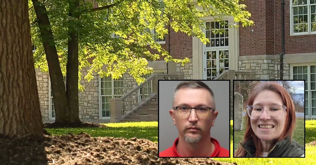 Left inset: Alex Reichert (St. Charles County Sheriff