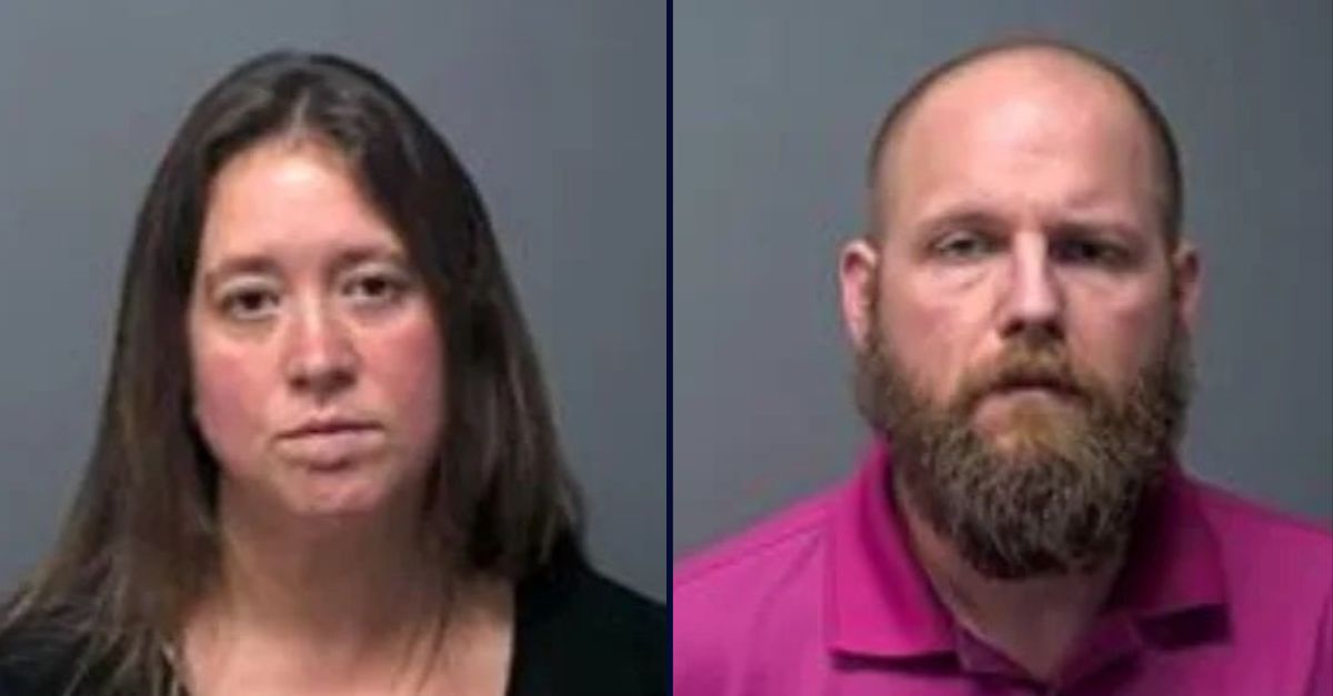 Left to right: Jaclyn Machelle Barnett and Daniel Alan Wright (Baxter County Jail).