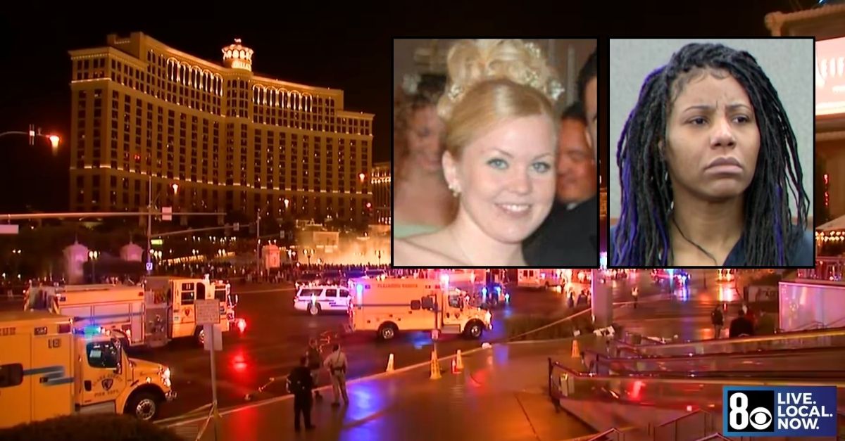  Lakeisha Holloway (KSNV/YouTube). Background: The clang  country   connected  the Las Vegas Strip aft  Lakeisha Holloway plowed into a assemblage  and killed Jessica Valenzuela, a parent  of 3  from Arizona (KLAS/YouTube).