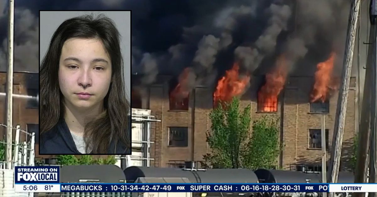 Woman accused of starting fire