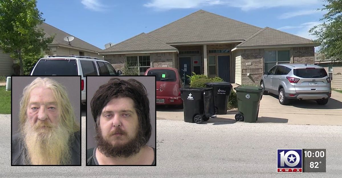 Men arrested after children taken from home