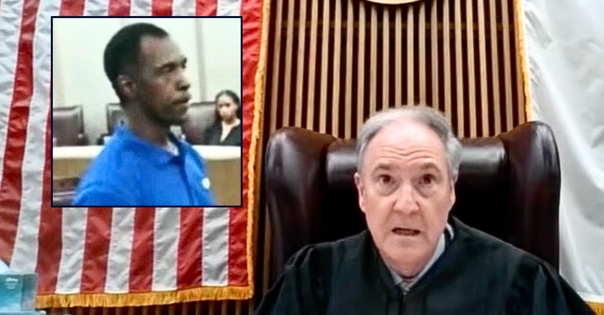 Inset: Brandon Lafleur in court. Background: A Texas judge raised Brandon Lafleur's bond from $15,000 to $100,000 after he allegedly hurled a 1-year-old girl out of a moving car and attacked her grandmother (KFDM).
