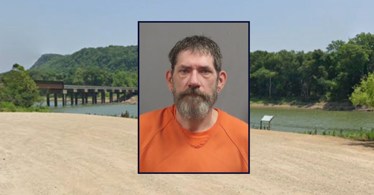 Daniel W. Russell appears inset against an image of a boat ramp in Missouri.
