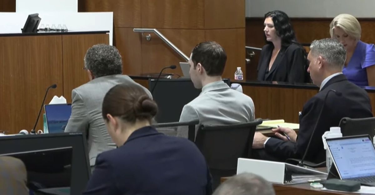 Tyler Robinson in court in Utah.